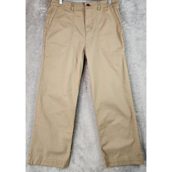 Patagonia Pants - Patagonia Wide Leg Cord Pants Women Size 8 Khaki Utility Organic Cotton